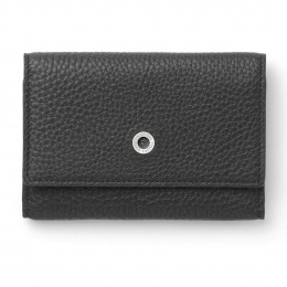 Graf von Faber-Castell Leather Cashmere Business Card Case Black 