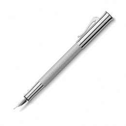 Graf von Faber-Castell Guilloche Rhodiniert Füllfederhalter M   - Medium