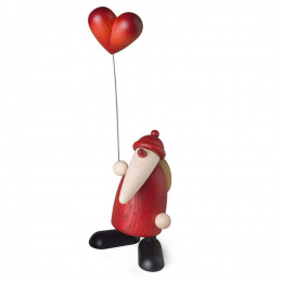 Köhler Weihnachtsmann mit Herzballon, klein 