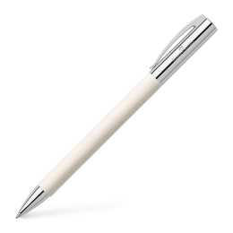 Graf von Faber-Castell Ambition Edelharz cinematic white Kugelschreiber