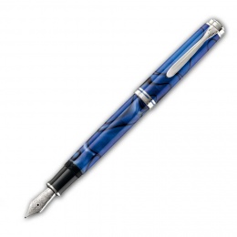 Pelikan Souverän M805 Special Edition Blue Dunes Kolbenfüllhalter M   - Medium