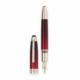 Montblanc Meisterstück Calligraphy Burgundy LeGrand Flexible Füllfederhalter 