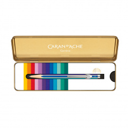 Caran d´Ache Colour Treasure Collection "Warm" 849 Ballpoint pen with Metal Case 