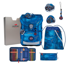 DerDieDas Ergoflex Easy Turbo Speed Schulranzen Set 