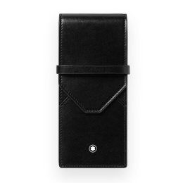 Montblanc Sartorial Leather Case for 3 Writing Instruments Black 