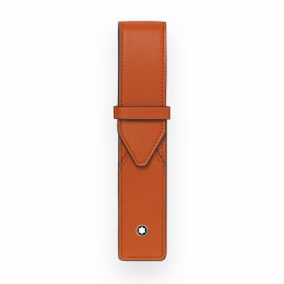 Montblanc Meisterstück Selection Soft Case for 1 Writing Instrument Spicy Orange 