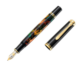 Pelikan Souverän M600 Special Edition Pelikan Art Collection Glauco Cambon Kolbenfüllhalter 