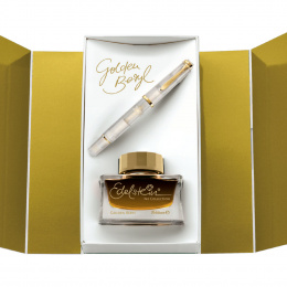 Pelikan Classic M200 Set Special Edition Golden Beryl fountain pen B - Breit