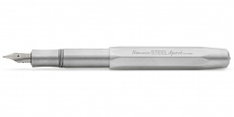 Kaweco Steel Sport Füllhalter Edelstahl F - Fein