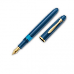 Pelikan Special Edition Classic M120 Iconic Blue Kolbenfüllhalter EF (Extrafein)