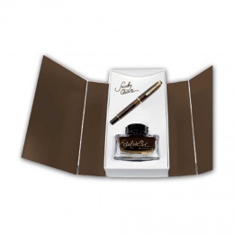 Pelikan Special Edition Classic M200 Set Smoky Quartz Kolbenfüllhalter EF - Extrafein