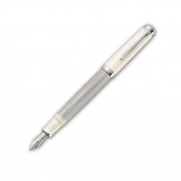 Pelikan Souverän M405 Silver-White fountain pen 
