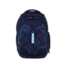 Satch Match Schulrucksack Purple Laser 