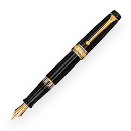 Aurora Optima Black Fountain Pen 