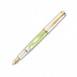 Pelikan Classic M200 Special Edition Pastell-Grün Kolbenfüllhalter Stahlfeder M - Mittel