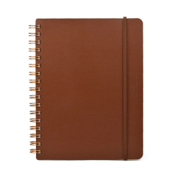 Midori Ring Memo Grain B6 Dark brown 
