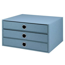 Roessler - S.O.H.O. 3 Drawer box for A4 Denim