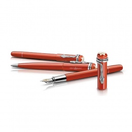 Montblanc Rouge & Noir 1906 Coral Füllhalter B - Breit