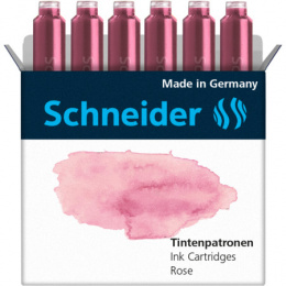 Schneider Füllhalterpatronen Pastell, Schachtel Rose