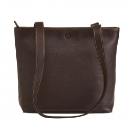 Sonnenleder Tasche Sevilla K Mocca / Futter ecru