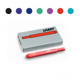 Lamy T10 Großraum-Tintenpatronen rot