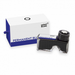 Montblanc Tinte im Glas Blue Permanent (Blau Dokumentenecht)