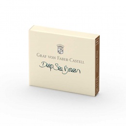 Graf von Faber-Castell Tintenpatronen Deep Sea Green