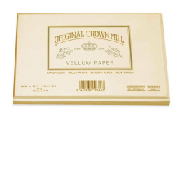 Original Crown Mill Velin creme Briefpapier Briefkarten-/hüllenset  DIN A/C6 (je 15 St.)