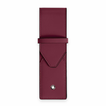 Montblanc Meisterstück Leather Case for 2 Writing Instruments Cassis 