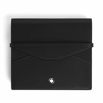Montblanc Meisterstück Sartorial Leder Etui für 8 Schreibgeräte Schwarz 