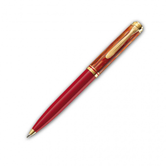 Pelikan Souverän Special Edition K600 Schildpatt-Rot Drehkugelschreiber 