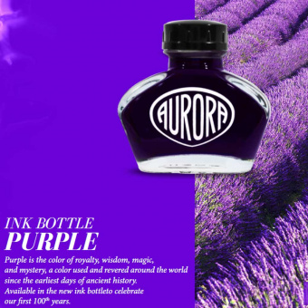 Aurora Tinte im Glas Violett