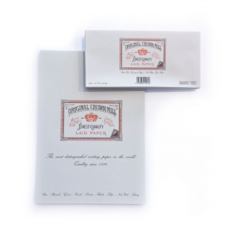 Original Crown Mill Cotton Collection Briefpapier 