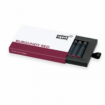 Montblanc Tintenpatronen (8er Pack) Burgundy Red (Bordeauxrot)