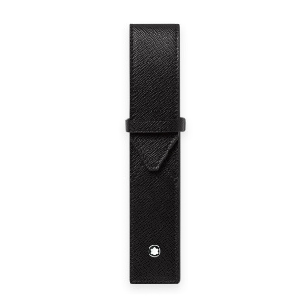 Montblanc Sartorial Leder Etui für 1 Schreibgerät Schwarz 