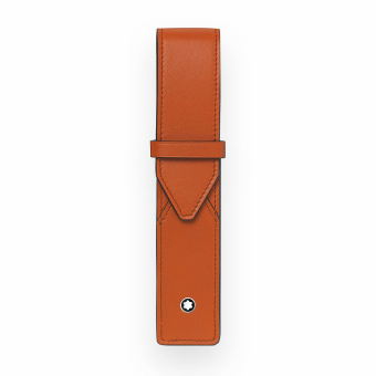 Montblanc Meisterstück Selection Soft Case for 1 Writing Instrument Spicy Orange 