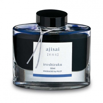 Pilot Iroshizuku ink bottle Ajisai blau