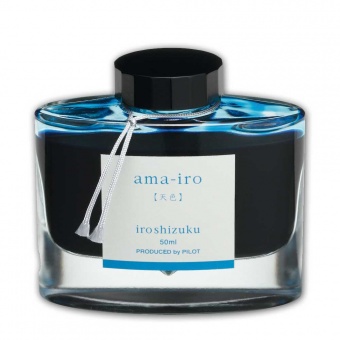 Pilot Iroshizuku Tinte im Glas Ama-Iro / Sky-Blue