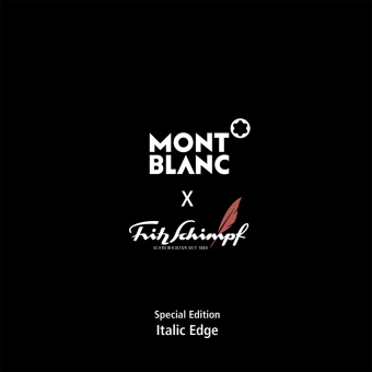 Montblanc x Fritz Schimpf Special Edition Italic Edge 