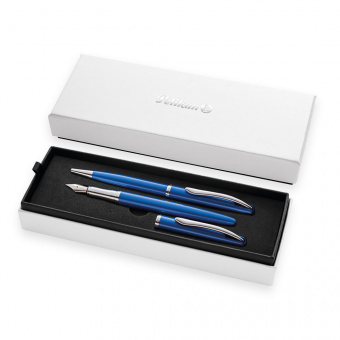 Pelikan Jazz Noble Elegance Set Fountain pen & Ballpoint pen Saphir Blue 