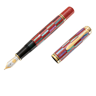 Pelikan Limited Edition Souverän M1000 Raden Red Infinity Kolbenfüllhalter 