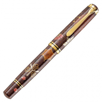 Pelikan Limited Edition Maki-e Snow, Moon and Flowers Kolbenfüllhalter 