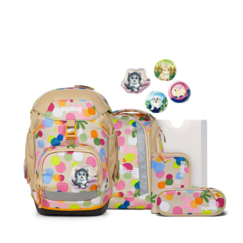 Ergobag Pack Schulranzen-Set Flower PowBär