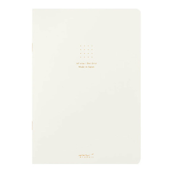 Midori Color Dot Grid DIN A5 notebook White