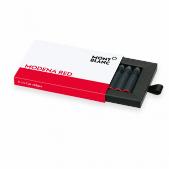 Montblanc Tintenpatronen - Packung mit 8 Patronen Modena Red