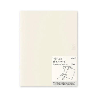 Midori Notebook A4 Light Lined 3pcs Pack