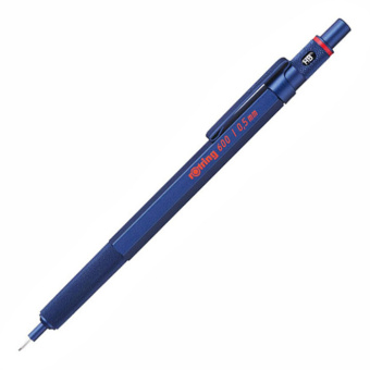 Rotring 600 Feinminenstift mit Druckmechanik metallic-blau 