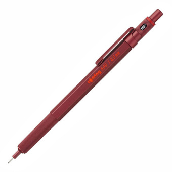 Rotring 800 fine-lead pencil with push mechanism metallic-red 