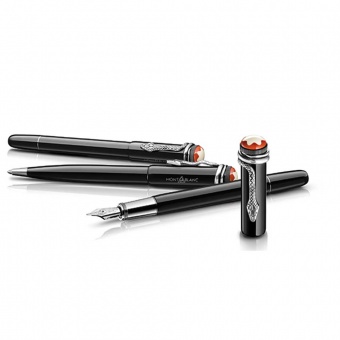 Montblanc Rouge & Noir 1906 Black Füllhalter 