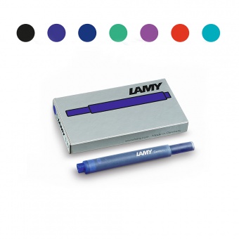 Lamy T10 Großraum-Tintenpatronen blau